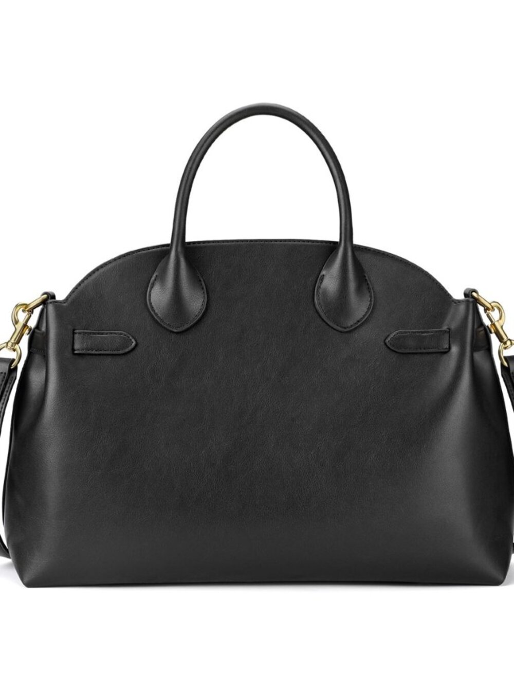 Retro Leather Work Laptop Bag: 14-16 Inch Large Capacity Computer Tote Handbag